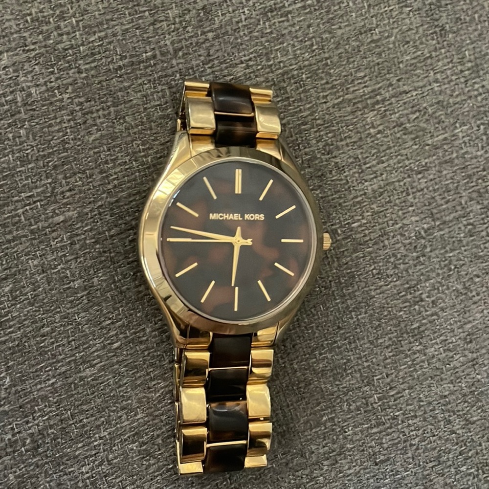 Michael Kors Tortoise Shell Watch
